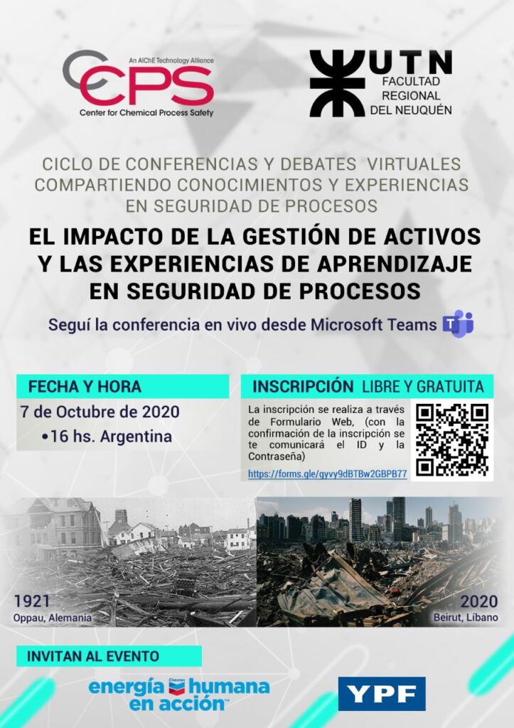 #150IngArg: «El Impacto de la gestión de activos y las experiencias de aprendizaje en seguridad de procesos»